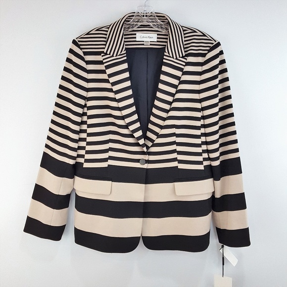 Calvin Klein Plus Size Career Suit Jacket Blazer - Picture 2 of 8